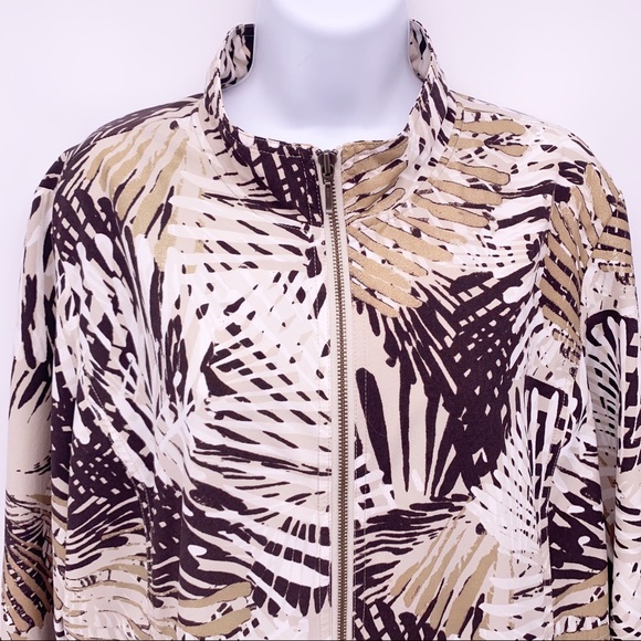 Zenergy by Chico’s Zip Up Jacket Size 2/Large - Picture 2 of 6